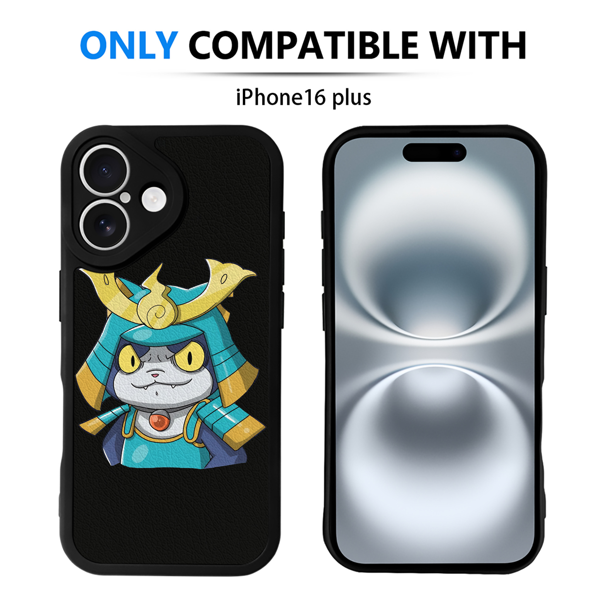 （画像用） 妖怪ウォッチ Yo-kai Watch 【iPhone 16シリーズ対応】シリコンスマホケース（レザー調） 材質：シリコン